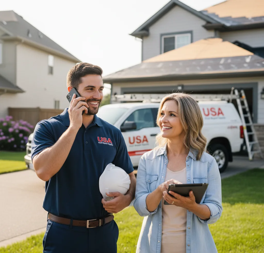 USA Roof Repair Experts customer support in Glasgow